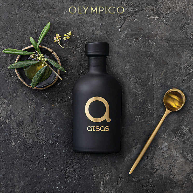 Atsas Organic Extra Virgin Olive Oil Extremely High Phenolic - Gold Blend Limited Edition 250ml - OLYMPICCO.COM