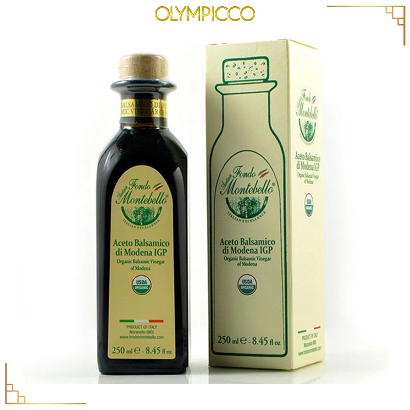 Organic Balsamic Vinegar of Modena P.G.I - Aged 10 years - 100% Natural - OLYMPICCO.COM