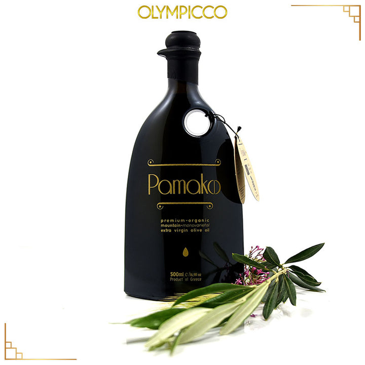 Pamako Ultra-Premium Monovarietal-Mountain Organic Extra Virgin Olive Oil - Harvest 2024/2025 - OLYMPICCO.COM