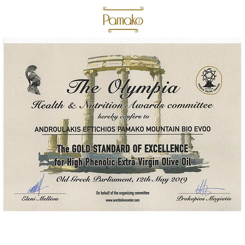 Pamako Ultra-Premium Monovarietal-Mountain Organic Extra Virgin Olive Oil - Harvest 2024/2025 - OLYMPICCO.COM