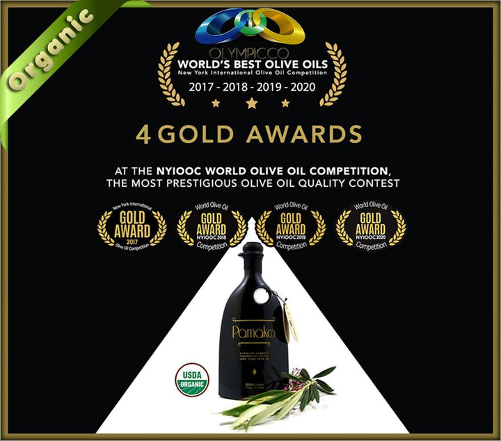 Pamako Ultra-Premium Monovarietal-Mountain Organic Extra Virgin Olive Oil - Harvest 2024/2025 - OLYMPICCO.COM